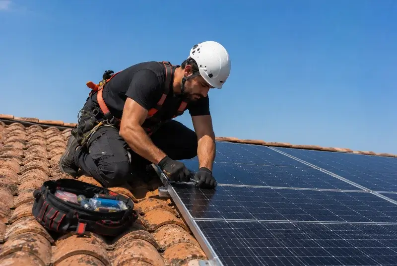 Maintenance et monitoring de panneaux solaires à Rabouillet